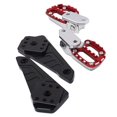 thumbnail image 1 of Pedal de pie trasero pie clavijas pedales Rearsets apto para  750 rojo plata kusrkot Reposapiés del pedal trasero, 1 of 3