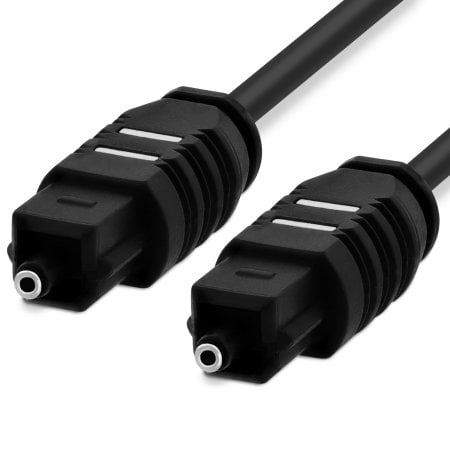 - 2 Pack Importer520 6FT Toslink to Toslink Fiber Optic Digital Audio Cable