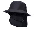 thumbnail image 4 of XIAOCHA Mens Solid Boonie Hat Neck‑Flap Bucket Hat Hiking Headwear,Black, 4 of 4