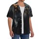 thumbnail image 2 of Fotbe Black And Gold White Horse Camisa Estampada de Manga Corta para Hombre, Casual de Verano, Estilo Playero, Sin Arrugas-Large, 2 of 5