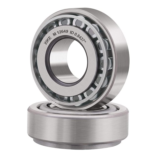 XiKe 2 Set Roulements de Roue SET3 - M12649/M12610 - ID 0.8437 "x OD 1.9687", Coniques Roulements à Rouleaux Tasse et Cône, S'Adapte