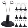thumbnail image 6 of FOMIYES 10Pcs Adjustable Black Figure Display Stands for Action Figures Dolls and Collectibles, 6 of 8