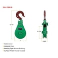 thumbnail image 6 of 4 Pack Snatch Block with Hook WLL 8 Ton 8" Sheave 3/4 Inch Wire Rope Wrecker Roll Back Recovery, 6 of 9