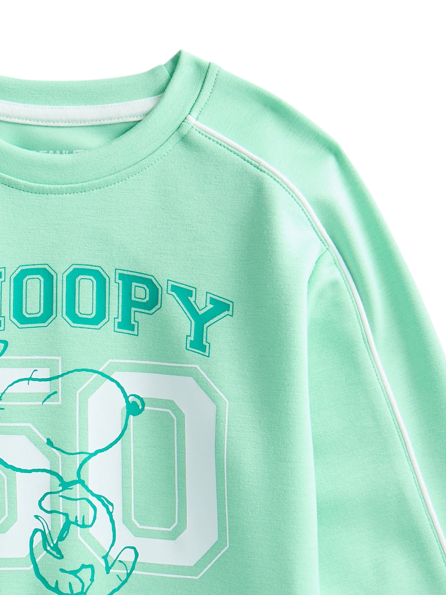 Snoopy Toddler & Big Girls Active Graphic Sweatshirt with Long Sleeves, Sizes 12M-12