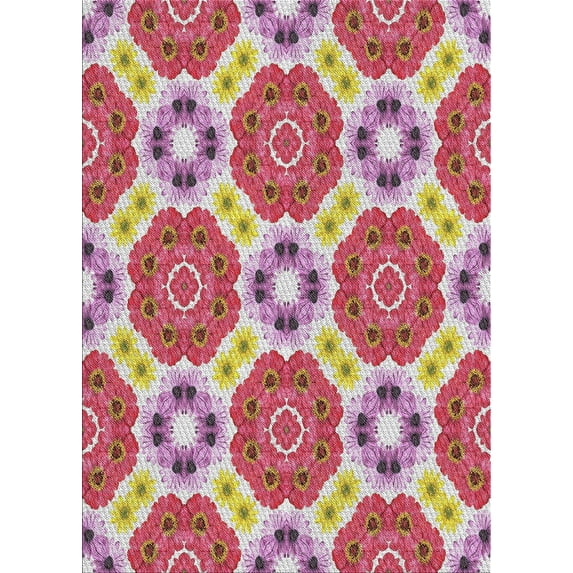 Ahgly Company Machine Washable Indoor Rectangle Transitional Bright Maroon Red Area Rugs, 3' x 5'