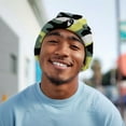 thumbnail image 3 of Dalix Astronaut Embroidered Beanie Warm Winter Space Cadet Knit Hat for Men in Green Camo, 3 of 5