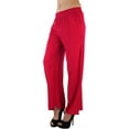 thumbnail image 3 of ToBeInStyle Women's Gauze Palazzo Crinkle Pants, 3 of 9