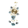 thumbnail image 4 of Reloj de pared creativo, luz artística, Metal de lujo, minimalista nórdico, atmósfera silenciosa, hoja de Ginkgo para tienda, cafetería, Hotel, sala 37cmx82cm Macarena Reloj de pared, 4 of 8