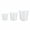 3.55 Inch, variant on Visualized Clear Nursery Pots 5-Pack - Self-Watering Pots with Tray, Mirror-Like Transparency for Soil Moisture Monitoring, Gardening Tools(3.55 Inch)