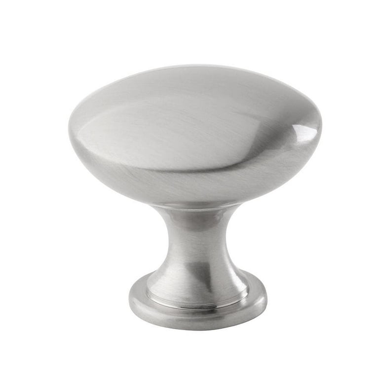1-1/5 in. (30 mm) Brushed Nickel Cabinet Knob (10 per Pack) 1-1/5 in. (30 mm) Brushed Nickel Cabinet Knob (10 per Pack)