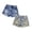 Blue 1PCS & Dark Blue 1PCS, variant on XEGLSBU 2 Pack Girls Short Jeans Washed Distressed Denim Shorts with for Kids Summer Daily Wear Size 7-8 Years
