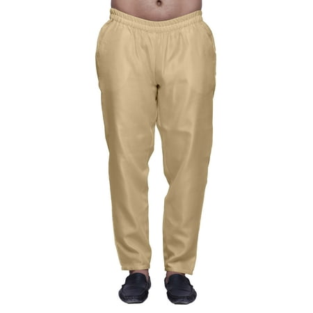 

Atasi Dupion Adjustable Solid Readymade Pajama Ethnic Wear Mens Bottom Pant