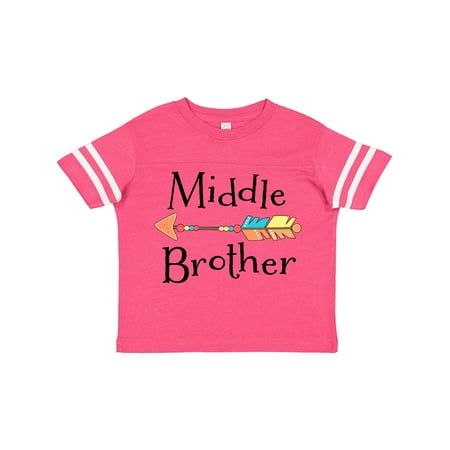 

Inktastic Middle Brother- Arrow Gift Toddler Boy Girl T-Shirt