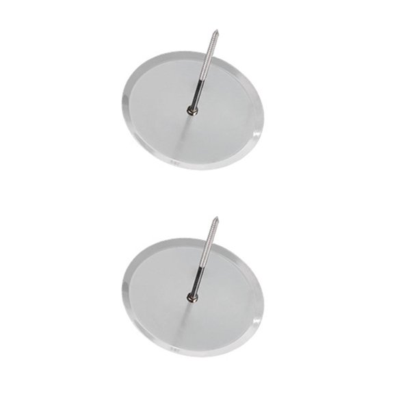 Soporte de acero inoxidable Naiovety para uñas 7.5x7cm 2piezas