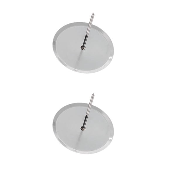 Wosthever Acero inoxidable pastel flor uñas portátil reutilizable lavable anticorrosivo cocina panadería soporte accesorios 7,5x7 cm 7.5x7cm 2Conjunto
