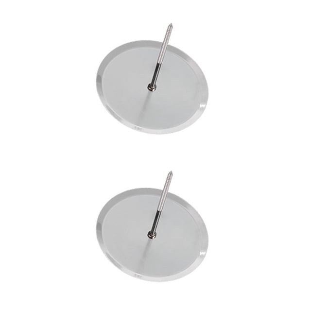 Wosthever Acero inoxidable pastel flor uñas portátil reutilizable lavable anticorrosivo cocina panadería soporte accesorios 7,5x7 cm 7.5x7cm 2Conjunto