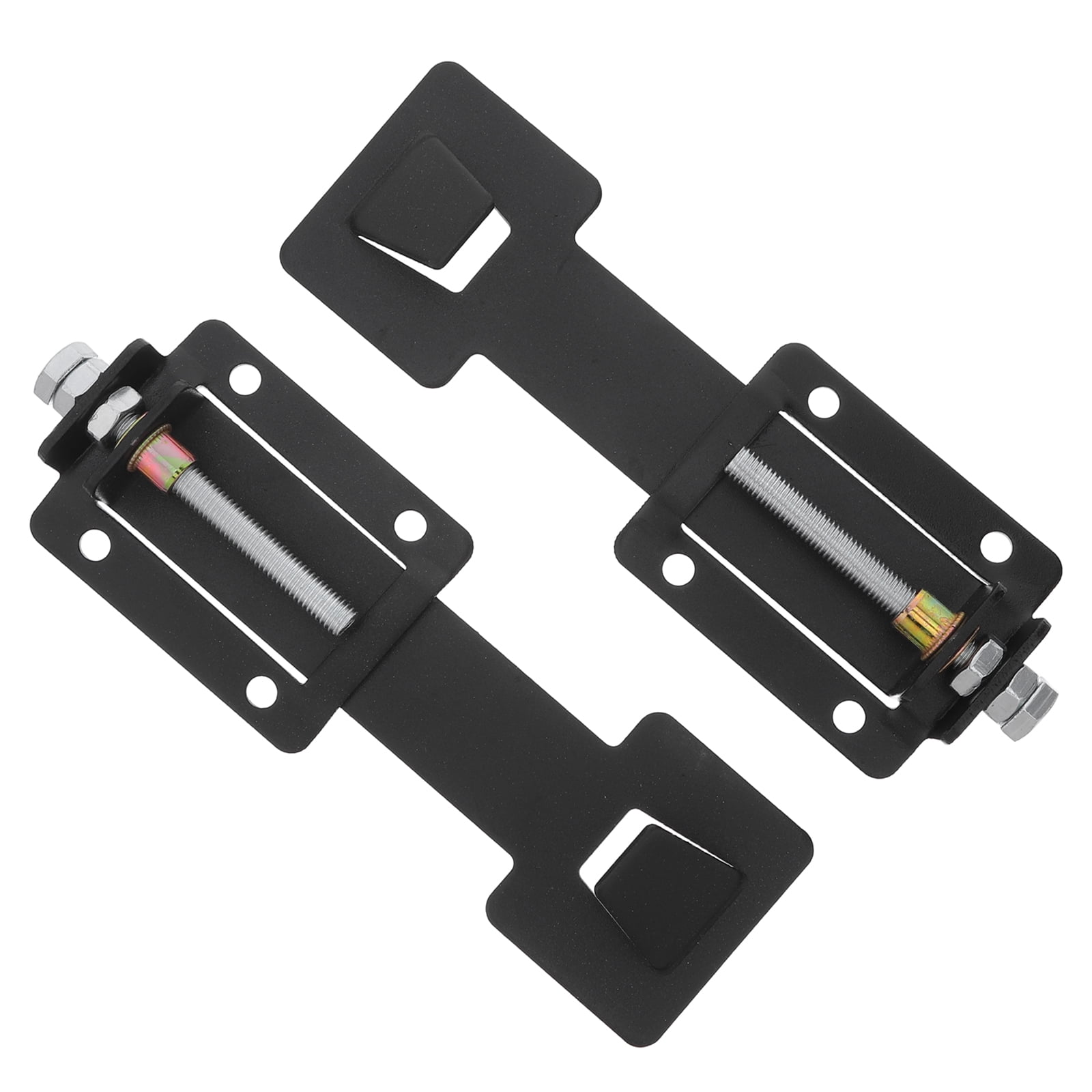 ELAYARD Adjustable Range Hood Hanger Black Metal Wall Mount, Heavy Duty Support for Kitchen Exhaust, 2Pcs