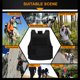 thumbnail image 4 of Sywqhk Camiseta interior multifuncional para exteriores, chaleco protector impermeable para el cuerpo (negro) Sywqhk Alta Calidad, 4 of 8
