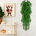 thumbnail image 1 of Artificial Greenery Wall Hanging Persian Leaves | Realistic PE Simulated Plant Branches for Home Restaurant Decor | Christmas DIY Wreaths Crafts | Bundle | Low Maintenance | Vivid Faux Foliage, 1 of 5
