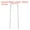 Silver 6" 10 Gauge, variant on Uxcell 10 Pcs Landscape Staples 6" 10 Gauge Garden Stakes Silver