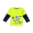thumbnail image 1 of Gymboree Boys Monster Kick camiseta gráfica, verde, 6-12 meses, 1 of 1
