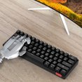 thumbnail image 4 of 61-Key Compact Mechanical Keyboard with Blue Switch, RGB Backlight (12 Effects), BT 5.0/Wired Dual Mode, 3 Device Multi-Pairing, N-Key/6-Key Rollover, Hot-Swappable Design, 1000mAh Battery, Black -, 4 of 6