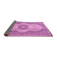 thumbnail image 2 of Ahgly Company Indoor Square Medallion Pink Traditional Area Rugs, 6' Square, 2 of 4