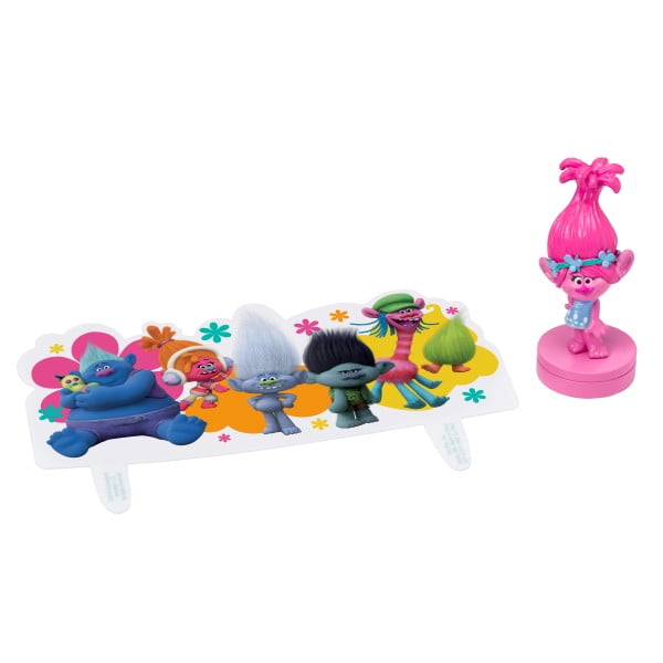 FAST USA SHIPPING! TROLLS shoe charms/cake toppers! Set of 5! 