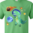 thumbnail image 4 of Inktastic Tyrannosaurus Rex Vs. Meteor Fun Space Dinosaur T-Shirt, 4 of 5