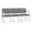 Graphite-Casti, variant on Lesro Lenox Steel Modern Fabric Waiting Room Guest Sofa in Silver/Open House Cobalt Blue