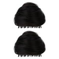 thumbnail image 2 of Moños espaciales, accesorios resistentes para el cabello para cosplay, eventos, fiestas, damas Negro, 2 of 9