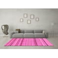 thumbnail image 3 of Ahgly Company Indoor Rectangle Abstract Pink Modern Area Rugs, 8' x 12', 3 of 4
