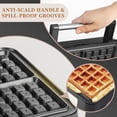 thumbnail image 4 of UVFAST Waffles Maker Waffle Iron, 4 Belgian Square Waffle Maker, Belgian Waffle Maker Thick with Non-stick Plate, Breakfast Waffle Machine Make Waffl, 4 of 9