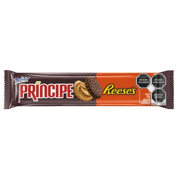 Galletas Principe Marinela Rellenas Sabor Reese's 8p 84g