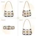 thumbnail image 7 of FORMRS Womens Shoulder Bag with Chain Strap Clutch Purse Cute Tote Handbag, White and Black, 7 of 7
