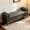 Gray, variant on Arouseden 66" End of Bed Benches King Size with Black Wood Frame,White Long Ottoman Bench for Bedroom with 2 Bolsters,Upholstered Window Bench for Living Room