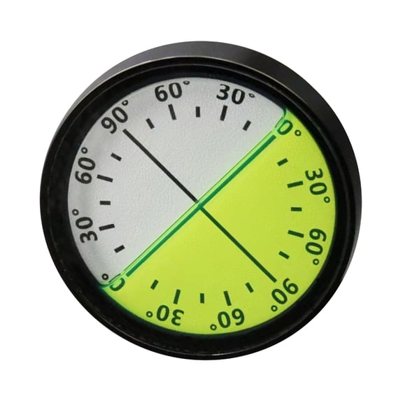 Ciwanning Round Bubble Leveling Tool Horizontal Bubble Leveling Measurement Ruler Equipment Gradienter