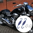 thumbnail image 2 of 2 Set 33mm 1.3" Motorcycle Exhaust Pipe Spring with Hooks Stainless Steel Mounting Springs Blue, 2 of 6