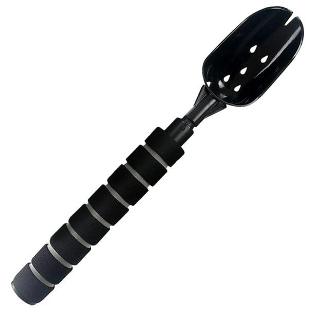 FLhrweasw Pala Cebo Lanzador Cebo Pesca Ligero Equipo Pesca Antideslizante (negro)