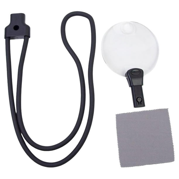 Lupa para colgar en el cuello, lupa de lupa de escritorio, lupas