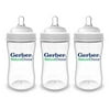 Gerber Natural Choice Wide Neck Medium Flow BPA Free Silicone Baby Bottle (Pack of 2)