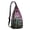 Black-34, variant on Laboratory Sling Backpack&nbsp;- Science-Themed Print with Beaker & Atom Motifs, Compact Lightweight Daypack for Work Essentials
