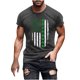 thumbnail image 1 of Camisas de Manga Larga para Hombres Blusa de Cuello Redondo de Impresión Cómoda, Camisa Casual de Poliéster para Uso Diario, de Fiesta Y de Primavera de Verano, 1 of 4