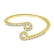 thumbnail image 1 of Anillos para mujer, regalos para mujer, anillo de las Doce Constelaciones, oro rosa galvanizado, diamante, anillo abierto para mujer, anillo para mujer, 1 of 3