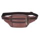 thumbnail image 2 of Riñonera de cuero de gran capacidad, deportiva, tipo mensajero, para hombre, de cuero, para teléfono móvil, para el pecho, de cuero., 2 of 6