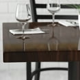 thumbnail image 5 of Flash Furniture Glenbrook 36'' Square High-Gloss Walnut Resin Table Top with 2'' Thick Drop-Lip, 5 of 11