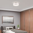 thumbnail image 5 of Livex Lighting Park Ridge Ceiling Mount in Brushed Nickel, 5 of 15