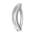 thumbnail image 4 of Belly Piercing Hoop 10mm Curved Belly Button Argent, 4 of 9