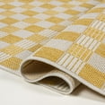 thumbnail image 5 of JONATHAN Y TUSCAN SUN 4 x 6 Area Rug, Aimee Traditional Cottage Checkerboard - Yellow/Cream, TSN204C-4, 5 of 9