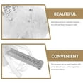 thumbnail image 5 of HONMEET Portable White Bridal Wedding Bouquet Made with Safe Materials and Lifelike Look, 5 of 6
